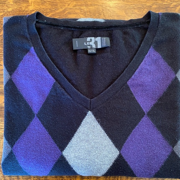 Men's cotton and cashmere knitted sweater - Picture 7 of 8